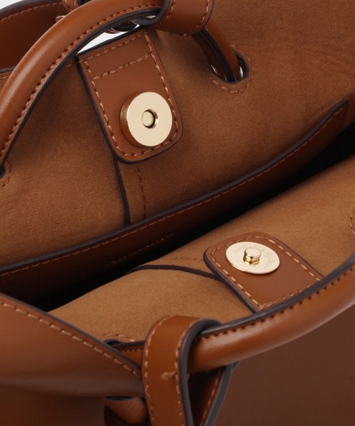 Andemiu（アンデミュウ）の「ムスビトート267356（トートバッグ・レディース・オフホワイト/イエロー/キャメル・FREE）」の10枚目の写真