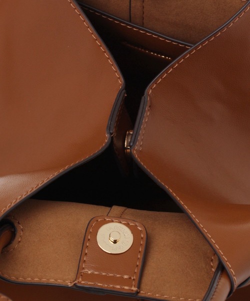 Andemiu（アンデミュウ）の「ムスビトート267356（トートバッグ・レディース・オフホワイト/イエロー/キャメル・FREE）」の19枚目の写真