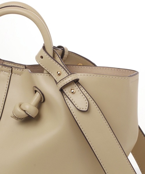 Andemiu（アンデミュウ）の「ムスビトート267356（トートバッグ・レディース・オフホワイト/イエロー/キャメル・FREE）」の11枚目の写真