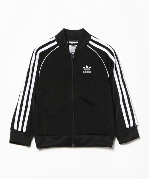 こども ビームス（コドモビームス）の「adidas / アディカラー SST トラックスーツ 22（100～130㎝）（ジャージ・キッズ・ブラック・100/110/120/130）」の2枚目の写真
