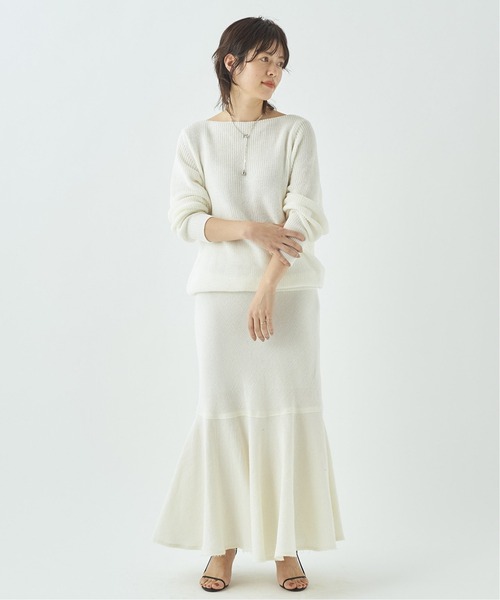 plage（プラージュ）の「パナマフレアスカート◆（スカート・レディース・ブラック/ホワイト・38/36）」の5枚目の写真