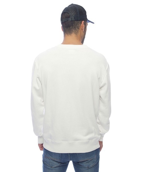 BILLABONG(ビラボン)の「BILLABONG メンズ NEW COLLEGE トレーナー 【2022年春夏モデル】/ビラボンスウェットトレーナー(スウェット・メンズ・ネイビー/オフホワイト・LARGE/MEDIUM)」の4枚目の写真