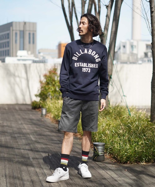 BILLABONG(ビラボン)の「BILLABONG メンズ NEW COLLEGE トレーナー 【2022年春夏モデル】/ビラボンスウェットトレーナー(スウェット・メンズ・ネイビー/オフホワイト・LARGE/MEDIUM)」の11枚目の写真