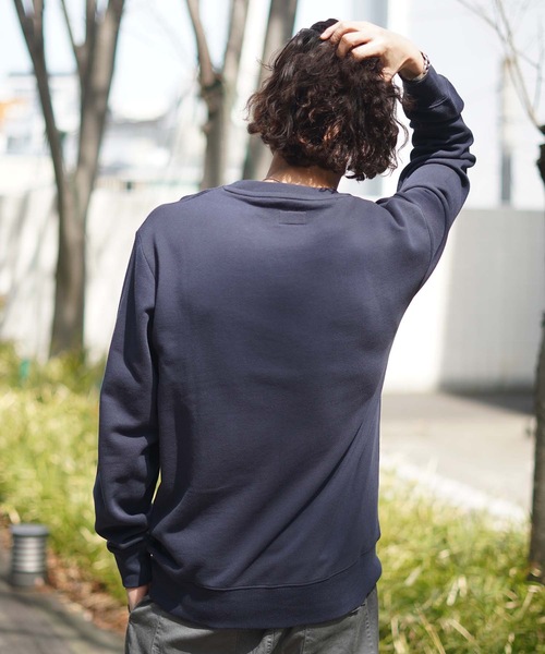 BILLABONG(ビラボン)の「BILLABONG メンズ NEW COLLEGE トレーナー 【2022年春夏モデル】/ビラボンスウェットトレーナー(スウェット・メンズ・ネイビー/オフホワイト・LARGE/MEDIUM)」の14枚目の写真