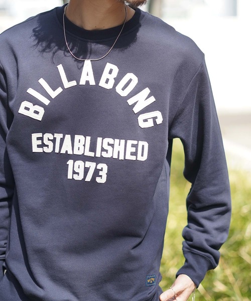 BILLABONG(ビラボン)の「BILLABONG メンズ NEW COLLEGE トレーナー 【2022年春夏モデル】/ビラボンスウェットトレーナー(スウェット・メンズ・ネイビー/オフホワイト・LARGE/MEDIUM)」の15枚目の写真