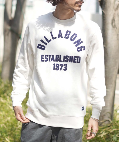 BILLABONG(ビラボン)の「BILLABONG メンズ NEW COLLEGE トレーナー 【2022年春夏モデル】/ビラボンスウェットトレーナー(スウェット・メンズ・ネイビー/オフホワイト・LARGE/MEDIUM)」の19枚目の写真