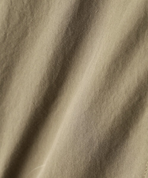 MHL.(エムエイチエル)の「PROOFED COTTON POPLIN(ステンカラーコート・レディース・ベージュ・1/2)」の3枚目の写真