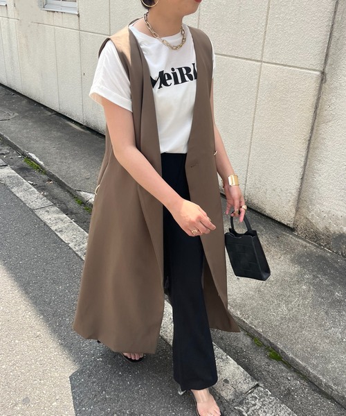 prose verse（プロズヴェール）の「金ボタンジレ2WAYジャンスカ（ジャンパースカート・レディース・ブラック/グリーン/アイボリー/モカ・ﾌﾘ-/FREE）」の3枚目の写真