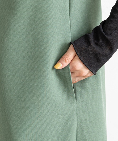 prose verse（プロズヴェール）の「金ボタンジレ2WAYジャンスカ（ジャンパースカート・レディース・ブラック/グリーン/アイボリー/モカ・ﾌﾘ-/FREE）」の21枚目の写真