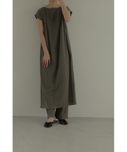 LA PEAU DE GEM（ラポドゥジェム）の「【LA PEAU DE GEM】カールマイヤーワンピース（ワンピース・レディース・ピンク/ブルー・FREE）」の6枚目の写真