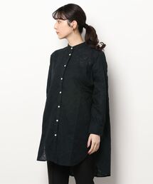 NICOLE white | ペイスリー柄 生地刺繍ロングブラウス(シャツ/ブラウス)