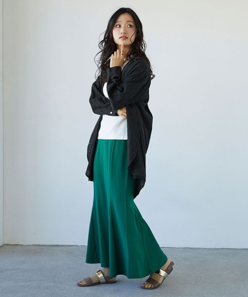 NICOLE white（ニコルホワイト）の「ペイスリー柄 生地刺繍ロングブラウス（シャツ/ブラウス・レディース・ブラック/オフホワイト・FREE）」の5枚目の写真