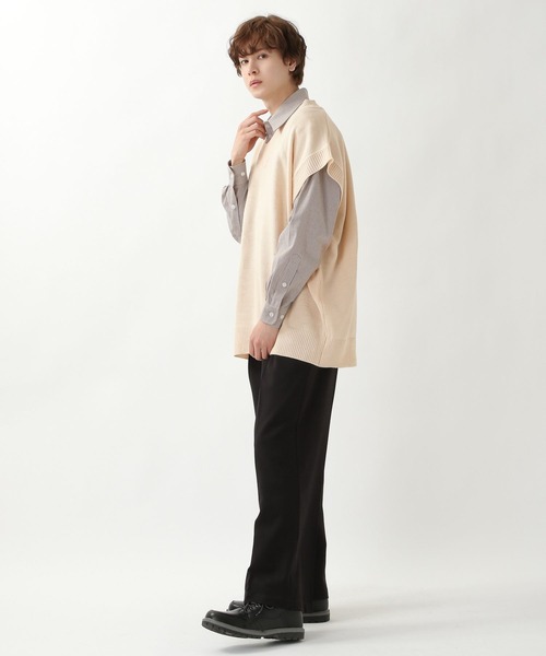 ALAND（エーランド）の「3.3Field Trip／Vネックオーバーベスト　2273939（ベスト・メンズ・ブラック/ダークグリーン/アイボリー・FREE）」の19枚目の写真