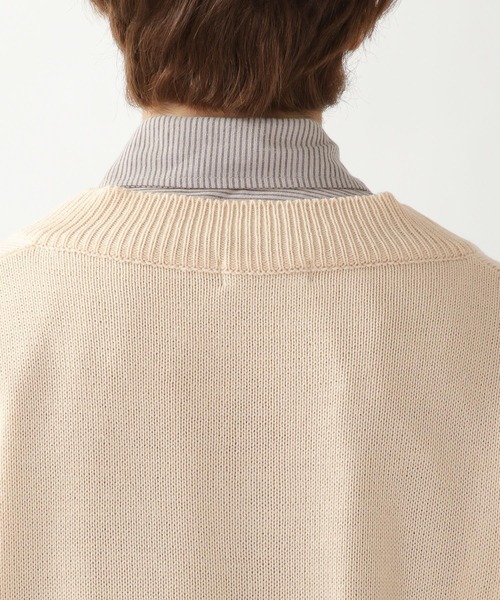 ALAND（エーランド）の「3.3Field Trip／Vネックオーバーベスト　2273939（ベスト・メンズ・ブラック/ダークグリーン/アイボリー・FREE）」の10枚目の写真