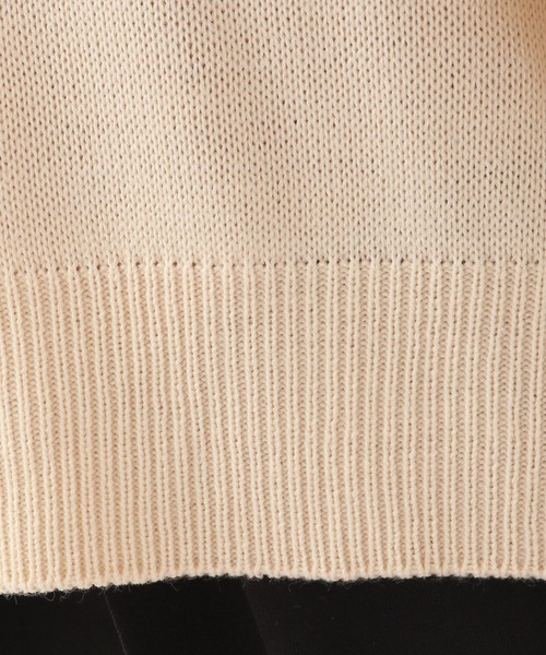 ALAND（エーランド）の「3.3Field Trip／Vネックオーバーベスト　2273939（ベスト・メンズ・ブラック/ダークグリーン/アイボリー・FREE）」の7枚目の写真