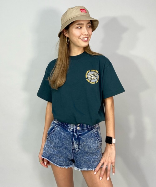 SANTA CRUZ(サンタクルーズ)の「【ムラサキスポーツ別注】SANTACRUZ/サンタクルーズ ルーズシルエット バックプリントTシャツ 502221445(Tシャツ/カットソー・レディース・グレー/グリーン/ブラック/ホワイト・L/XL/M)」の12枚目の写真