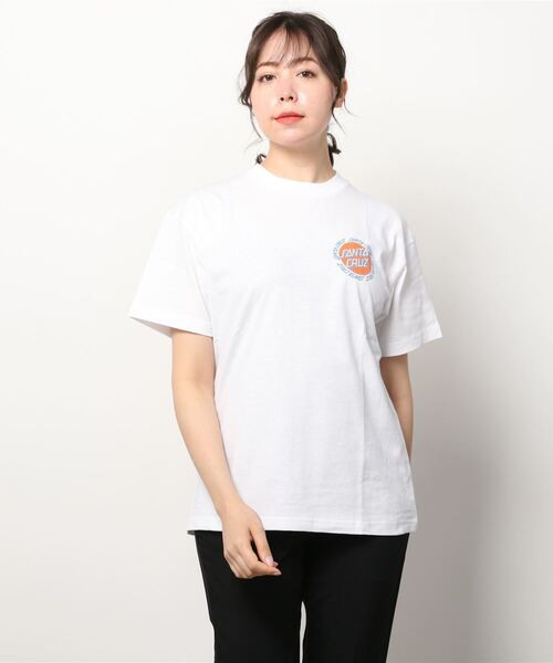 SANTA CRUZ(サンタクルーズ)の「【ムラサキスポーツ別注】SANTACRUZ/サンタクルーズ ルーズシルエット バックプリントTシャツ 502221445(Tシャツ/カットソー・レディース・グレー/グリーン/ブラック/ホワイト・L/XL/M)」の19枚目の写真