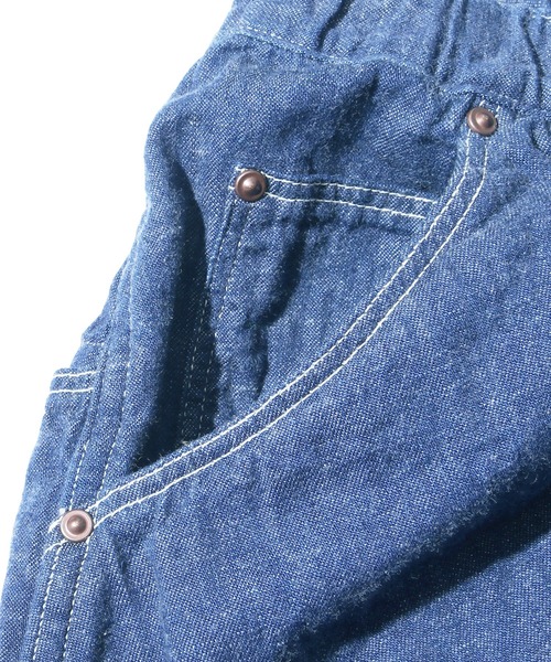 orSlow(オアスロウ)の「orSlow/オアスロウ BALLOON PAINTER GATHER SKIRT DENIM O/W デニムロングスカート ギャザースカート(デニムスカート・レディース・ワンウォッシュ・FREE)」の9枚目の写真