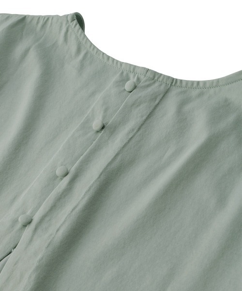 RANAN(ラナン)の「接触冷感/綿100%バックシャンプルオーバー(Tシャツ/カットソー・レディース・セージグリーン/ネイビー・LL/L/M)」の14枚目の写真