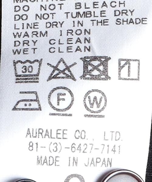 AURALEE(オーラリー)の「<AURALEE(オーラリー)>フラワープリント シャツ ■■■(シャツ/ブラウス・レディース・ブラック・0)」の7枚目の写真