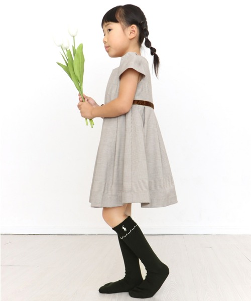 POLO RALPH LAUREN ガールズ ワンポイント 折り返し メロウフリル