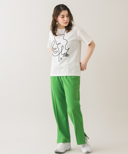 Paradise Picnic（パラダイスピクニック）の「dollupoops フェイスロープＴシャツ（Tシャツ/カットソー・レディース・ホワイト/ブラック・FREE）」の9枚目の写真