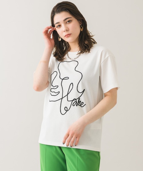 Paradise Picnic（パラダイスピクニック）の「dollupoops フェイスロープＴシャツ（Tシャツ/カットソー・レディース・ホワイト/ブラック・FREE）」の11枚目の写真