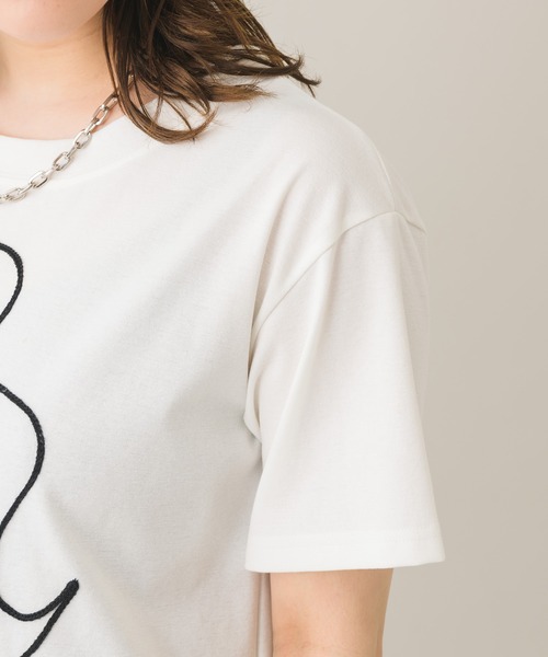 Paradise Picnic（パラダイスピクニック）の「dollupoops フェイスロープＴシャツ（Tシャツ/カットソー・レディース・ホワイト/ブラック・FREE）」の16枚目の写真