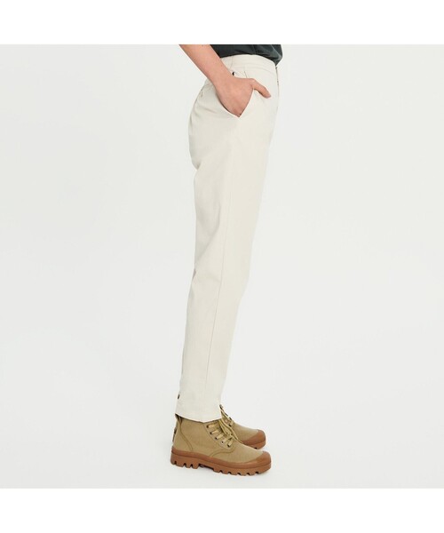 AIGLE（エーグル）の「吸水速乾 ストレッチ スリム テーパードパンツ（その他パンツ・レディース・ブラック/モスグリーン/アイボリー・38/36/34）」の5枚目の写真