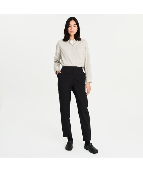 AIGLE（エーグル）の「吸水速乾 ストレッチ スリム テーパードパンツ（その他パンツ・レディース・ブラック/モスグリーン/アイボリー・38/36/34）」の7枚目の写真