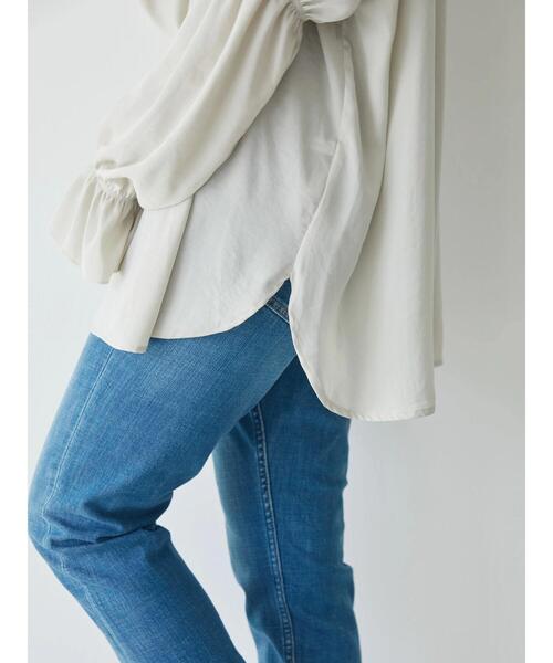 AMERICAN HOLIC（アメリカンホリック）の「キャンディースリーブとろみブラウス（シャツ/ブラウス・レディース・サックスブルー/アイボリー・L/M）」の8枚目の写真