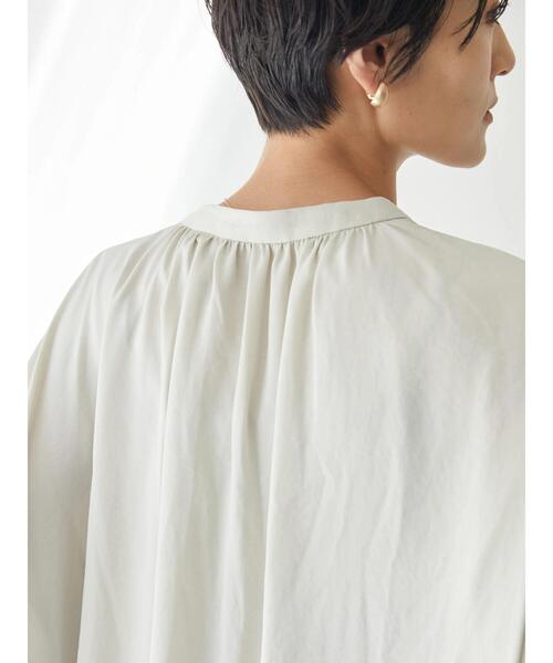 AMERICAN HOLIC（アメリカンホリック）の「キャンディースリーブとろみブラウス（シャツ/ブラウス・レディース・サックスブルー/アイボリー・L/M）」の9枚目の写真