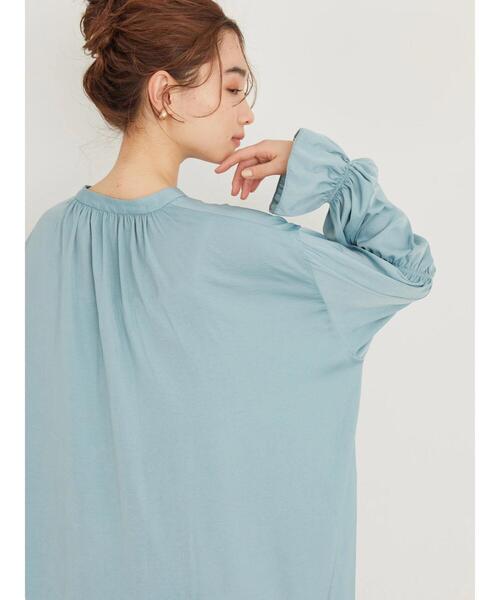 AMERICAN HOLIC（アメリカンホリック）の「キャンディースリーブとろみブラウス（シャツ/ブラウス・レディース・サックスブルー/アイボリー・L/M）」の15枚目の写真