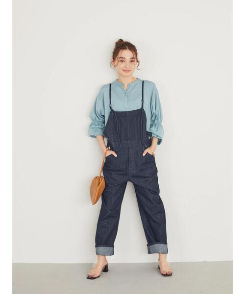 AMERICAN HOLIC（アメリカンホリック）の「キャンディースリーブとろみブラウス（シャツ/ブラウス・レディース・サックスブルー/アイボリー・L/M）」の19枚目の写真