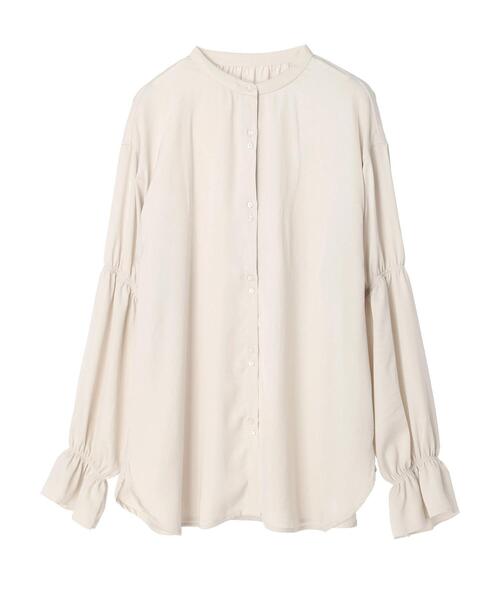 AMERICAN HOLIC（アメリカンホリック）の「キャンディースリーブとろみブラウス（シャツ/ブラウス・レディース・サックスブルー/アイボリー・L/M）」の16枚目の写真