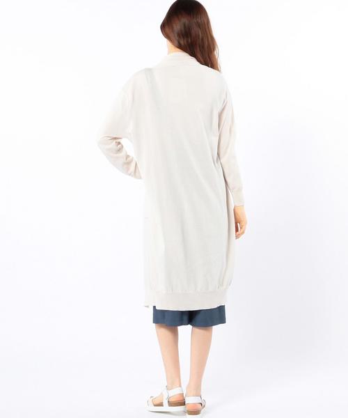 Another Edition（アナザーエディション）の「ロングカーディガン/AEBC COTTON LONG CGN◆（カーディガン/ボレロ・レディース・ブラック/グレー/ベージュ・ﾌﾘ-）」の11枚目の写真