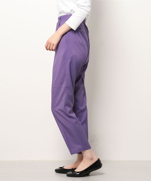 ehka sopo（エヘカソポ）の「センタープレスパンツ（その他パンツ・レディース・チャコール/パープル/ベージュ・ﾌﾘ-）」の5枚目の写真