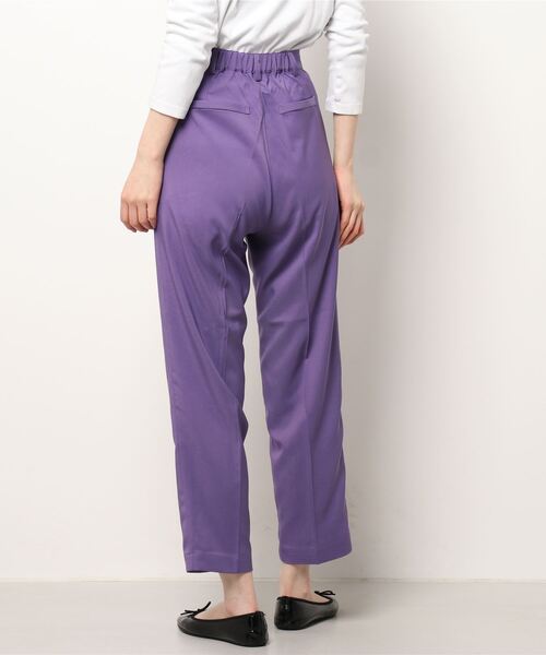 ehka sopo（エヘカソポ）の「センタープレスパンツ（その他パンツ・レディース・チャコール/パープル/ベージュ・ﾌﾘ-）」の4枚目の写真