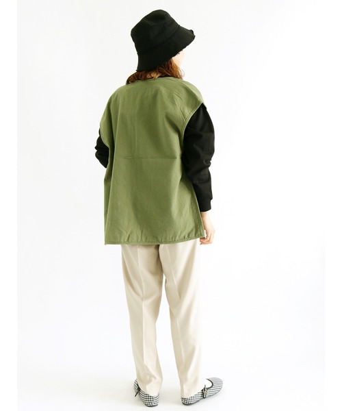 ehka sopo（エヘカソポ）の「センタープレスパンツ（その他パンツ・レディース・チャコール/パープル/ベージュ・ﾌﾘ-）」の17枚目の写真