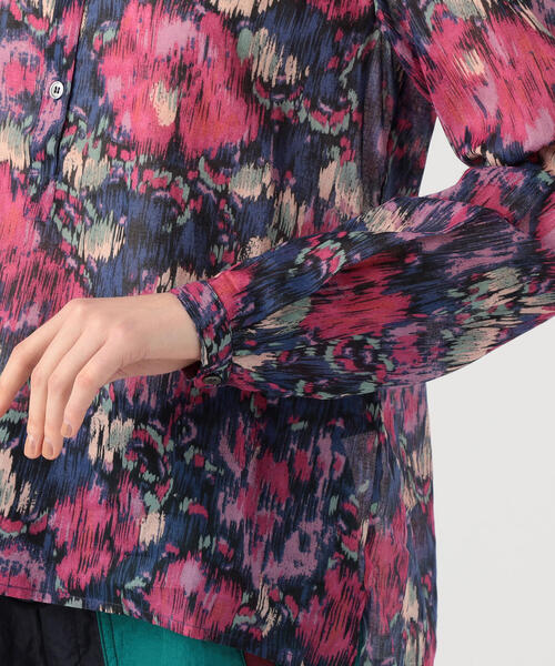 ISABEL MARANT ETOILE コットン フラワープリントブラウス