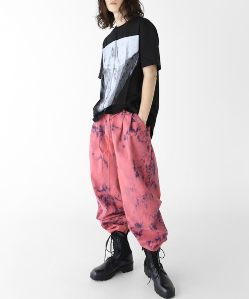 minsobi（ミンソビ）の「プリント半袖Tシャツ（Tシャツ/カットソー・メンズ・ホワイト/ブラック・FREE）」の14枚目の写真