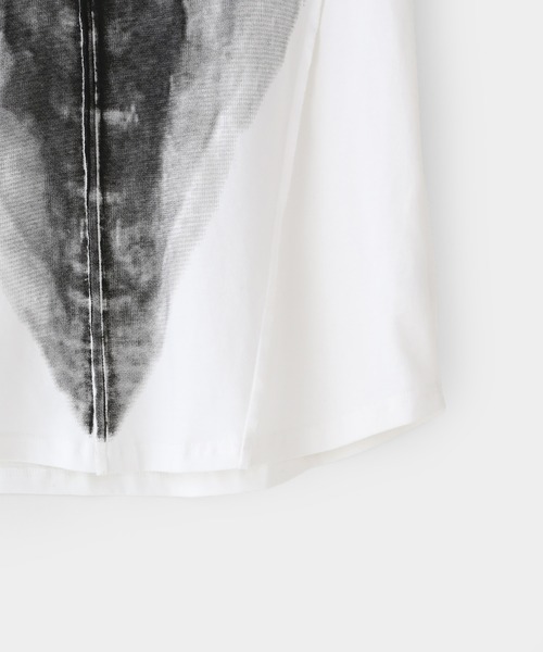 minsobi（ミンソビ）の「プリント半袖Tシャツ（Tシャツ/カットソー・メンズ・ホワイト/ブラック・FREE）」の21枚目の写真