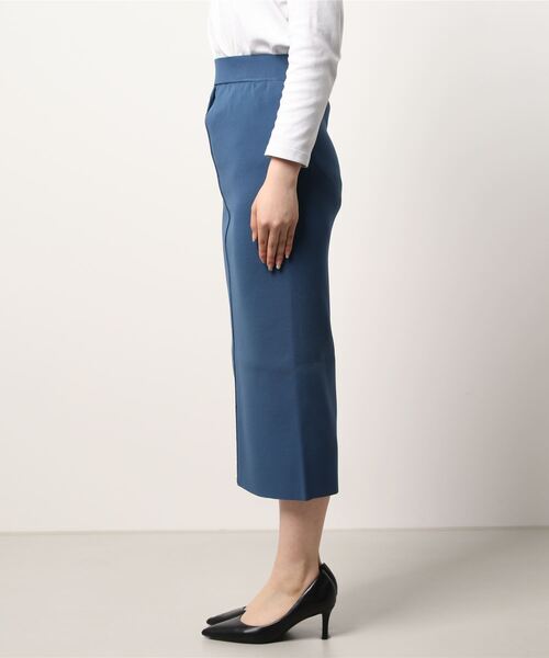 Q（キュー）の「ダンボールタイトスカート（スカート・レディース・ネイビー/マスタード/オレンジ/アイボリー・MEDIUM）」の10枚目の写真