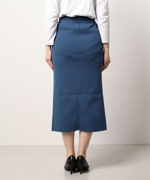 Q（キュー）の「ダンボールタイトスカート（スカート・レディース・ネイビー/マスタード/オレンジ/アイボリー・MEDIUM）」の11枚目の写真