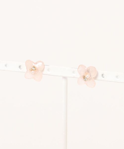 tone（トーン）の「【よひらのはな】紫陽花の花びらピアス（ピアス（両耳用）・レディース・ホワイト/パープル/ネイビー/グレー/ピンク/ブルー/グリーン/グリーン系その他・FREE）」の8枚目の写真
