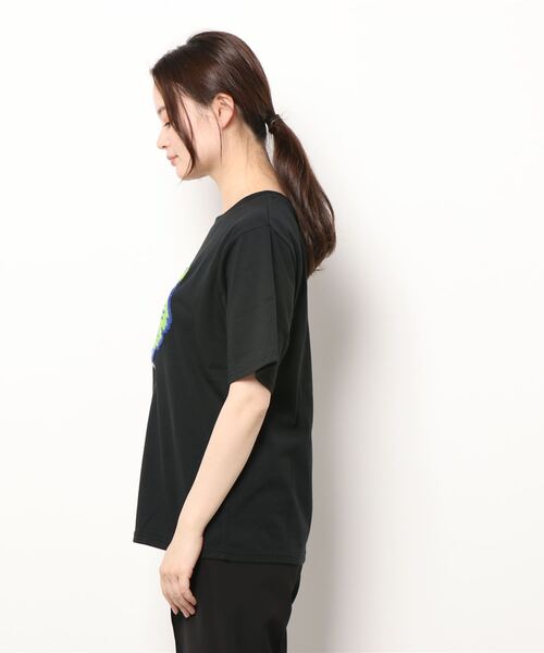 e-zakkamania stores(イーザッカマニアストアーズ)の「サガラ刺繍 タイガーTシャツ(Tシャツ/カットソー・レディース・ブラック・フリー)」の4枚目の写真