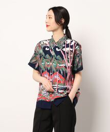 ブラウス シャツ DUKE KAHANAMOKU | ハワイアンシャツ ハイビスカス WOMEN レディース DUKE KAHANAMOKU（デューク カハナモク）の「DUKE KAHANAMOKU