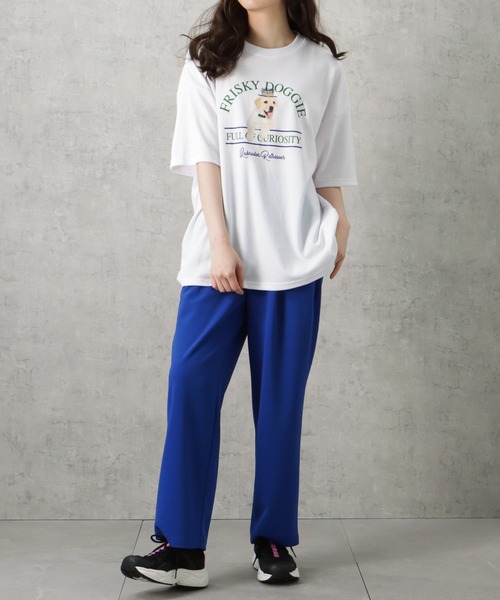 Mac-House（マックハウス）の「アニマルラクガキプリントTシャツ（Tシャツ/カットソー・メンズ・ホワイト/レッド/グリーン・M/L）」の5枚目の写真