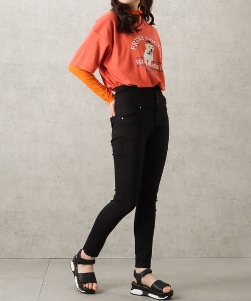 Mac-House（マックハウス）の「アニマルラクガキプリントTシャツ（Tシャツ/カットソー・メンズ・ホワイト/レッド/グリーン・M/L）」の8枚目の写真