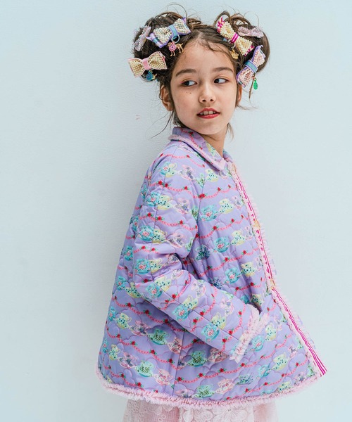 fafa(フェフェ)の「LILY-MAY | キルティングジャケット(その他アウター・キッズ・ライラック・120/130/140)」の2枚目の写真